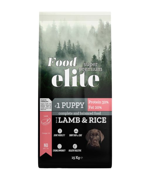 Food Elite Kuzu Etli & Pirinçli Yavru Köpek Maması 15 kg