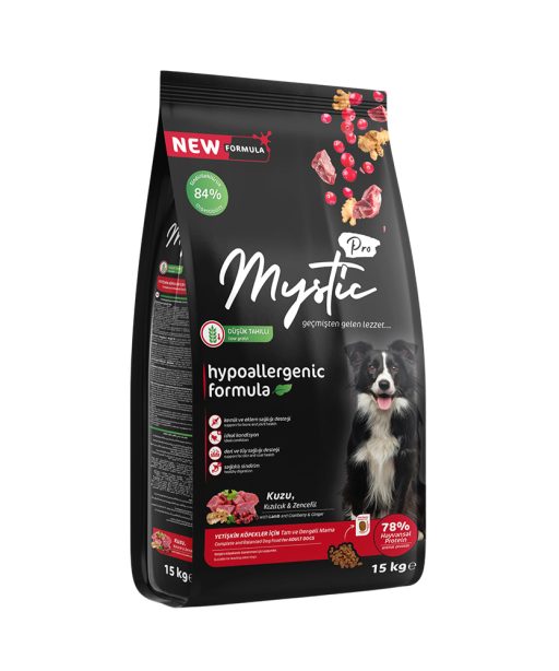 Mystic Pro Kuzu Etli Yetişkin Köpek Maması 15 kg